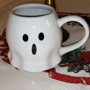 NEW Williams Sonoma Figural Ghost Mug Stoneware Halloween NWOT